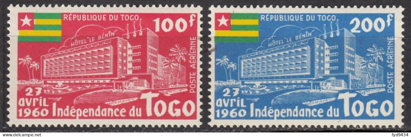 PA N° 34 Et N° 35 Du Togo - X X - ( E 300 ) - Settore Alberghiero & Ristorazione