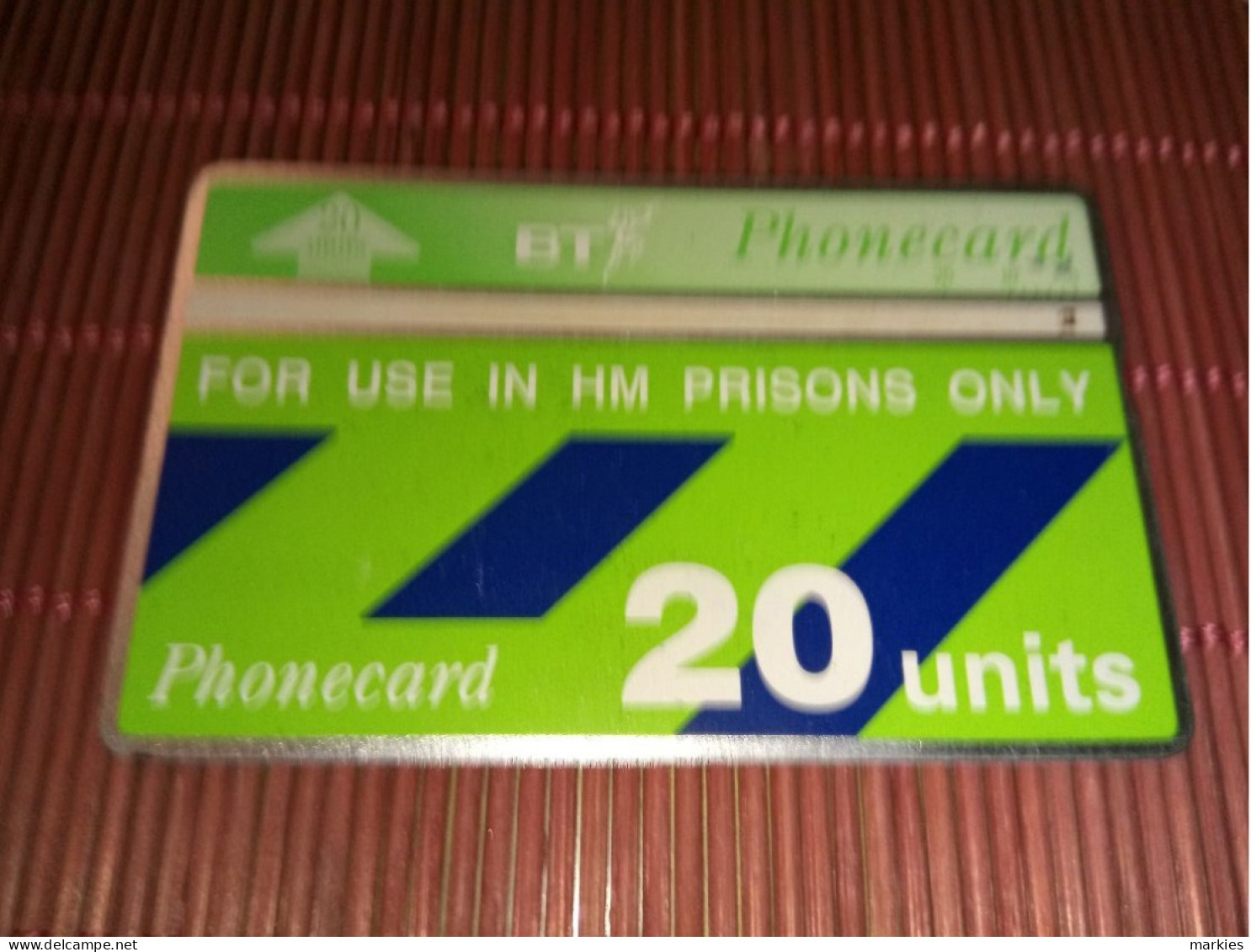 Landis & Gyr Phonecard 589 B Used Rare - Prisons