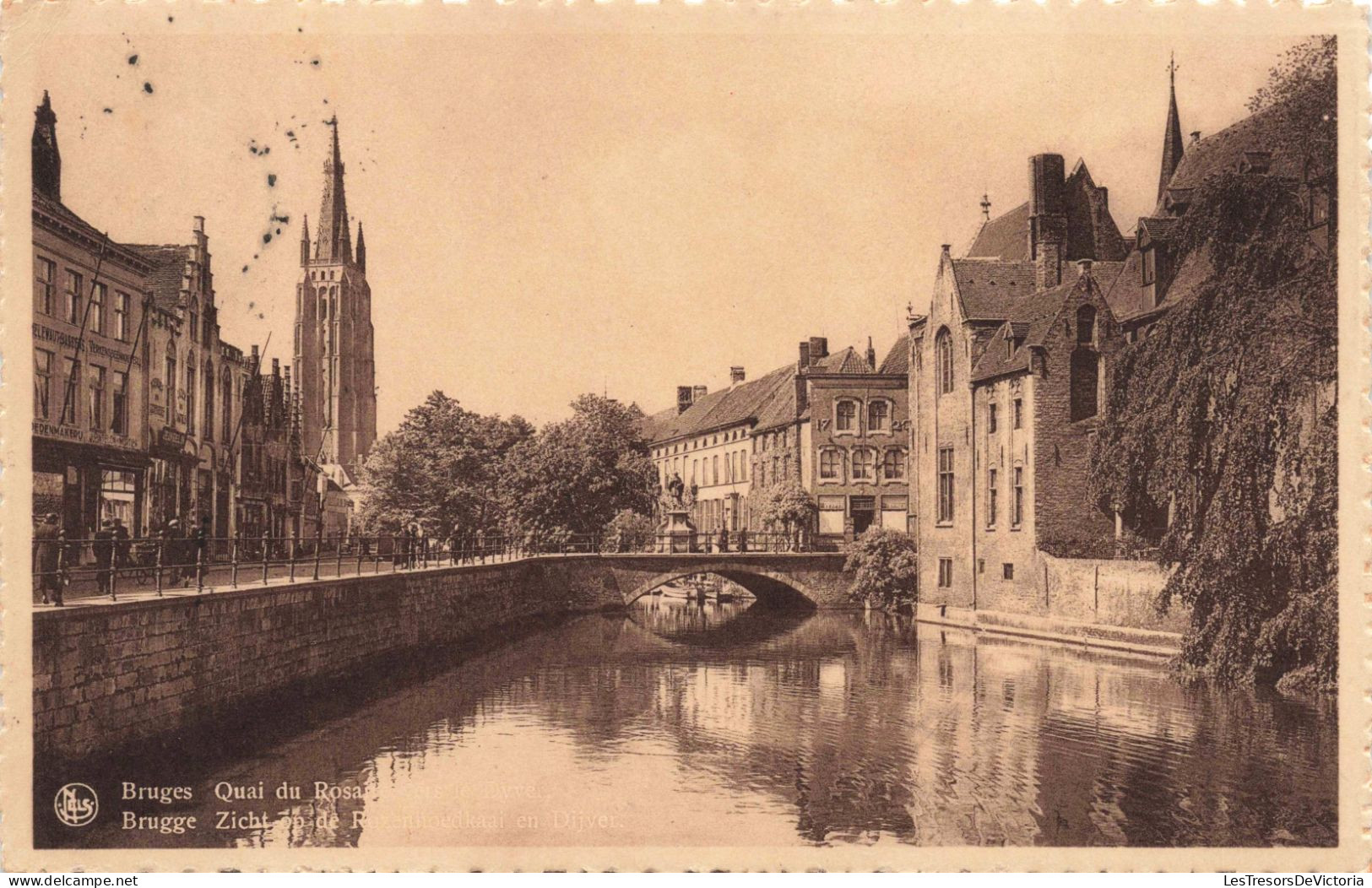 BELGIQUE - Bruges - Quai Du Rosaire - Carte Postale Ancienne - Brugge