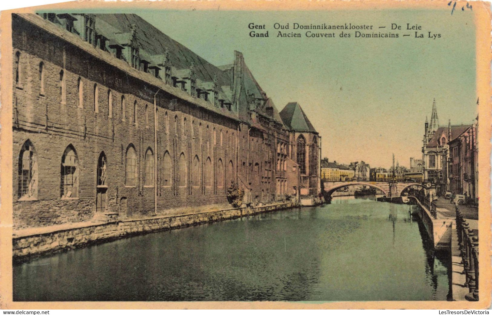 BELGIQUE - Gand - Ancien Couvent Des Dominicains - La Lys - Colorisé - Carte Postale Ancienne - Gent