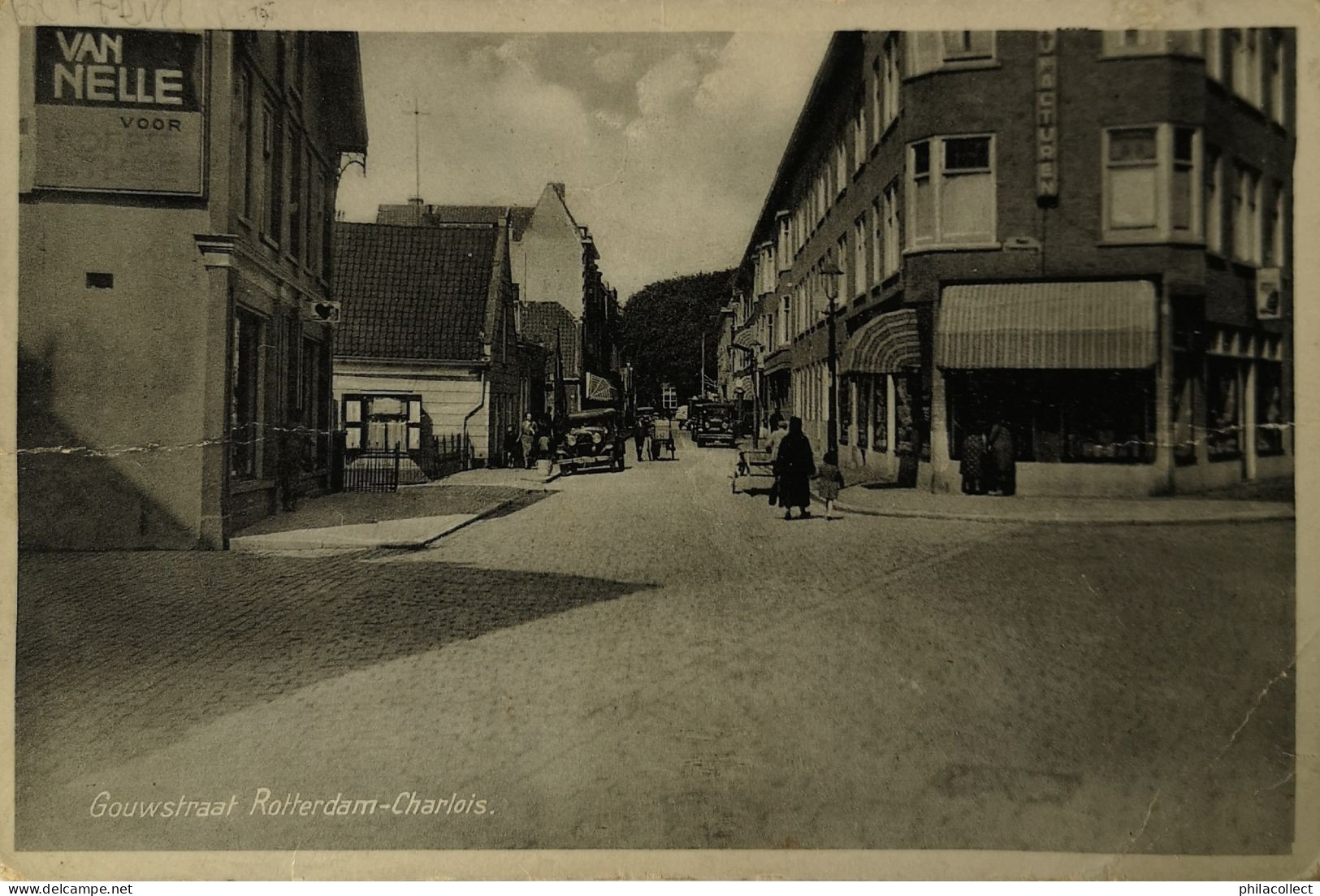 Rotterdam - Charlois // Gouwstraat (Winkels) 1939 - Rotterdam