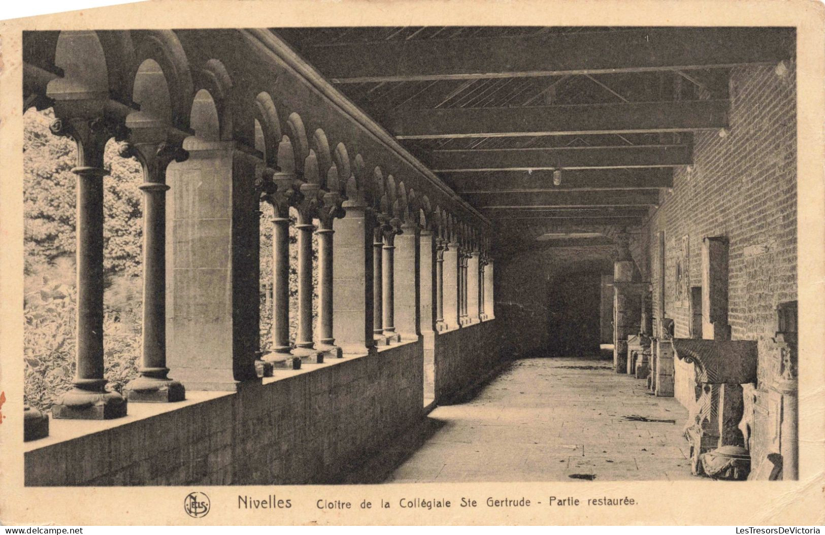 BELGIQUE - Nivelles - Cloître De La Collégiale Sainte Gertrude - Carte Postale Ancienne - Nijvel