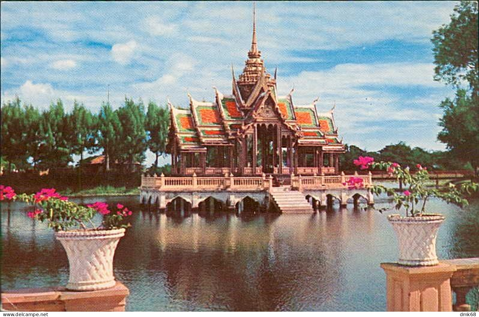 THAILAND - AYUDHYA - SCENARY OF SUDHAI SAVAN - MAILED TO ITALY - STAMP ASIAN GAMES BANGKOK 1966 (16591) - Thaïlande