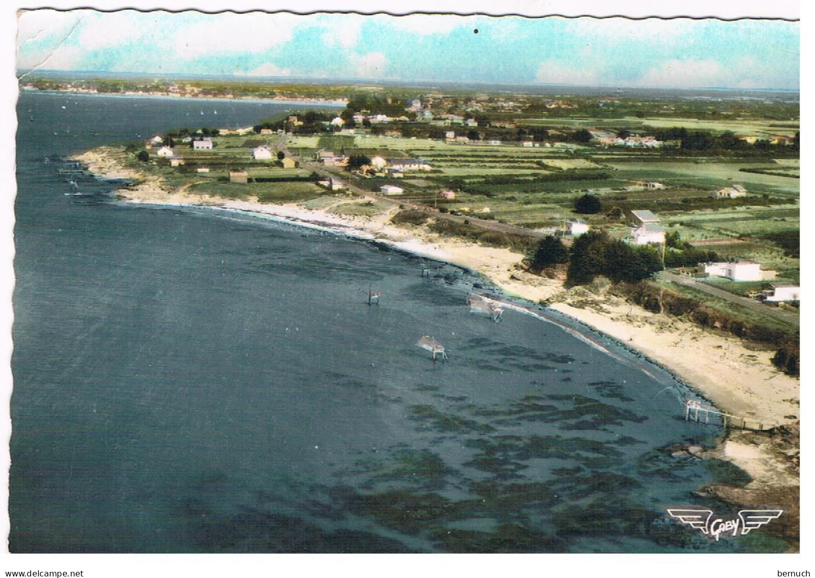 CPSM PORT GIRAUD Plage Du Mouton - La-Plaine-sur-Mer