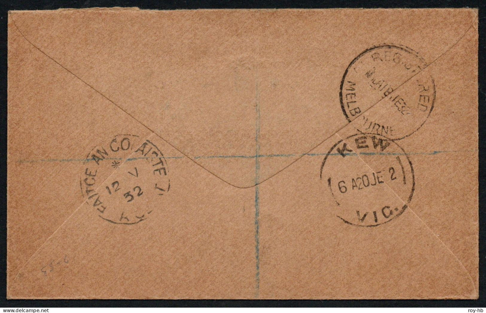 1932 Eucharistic Congress Set Paying The Correct Rate On A Registered First Day Cover To Australia With Backstamps. - Brieven En Documenten