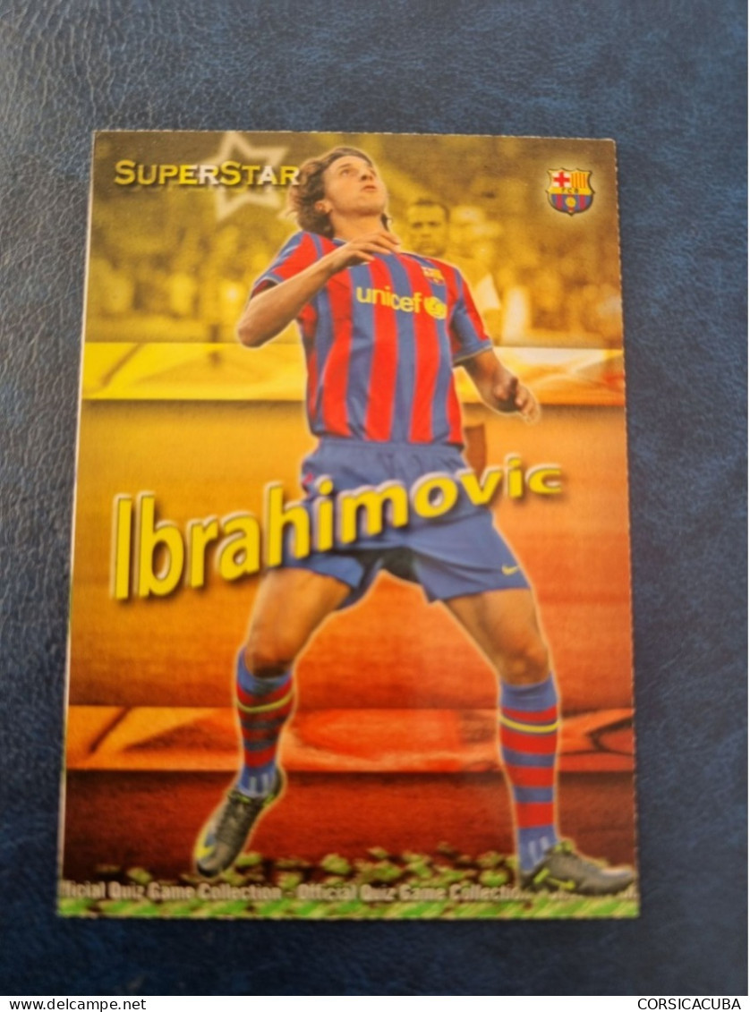 CARTES  FOOT  BARCA  TEMPORADA  2010  ZLATAN  IBRAHIMOVIC   //  PARFAIT  ETAT  //  1er  CHOIX  // - Trading Cards