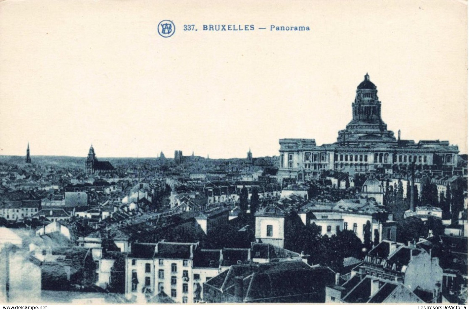 BELGIQUE - Bruxelles - Panorama - Carte Postale Ancienne - Panoramische Zichten, Meerdere Zichten