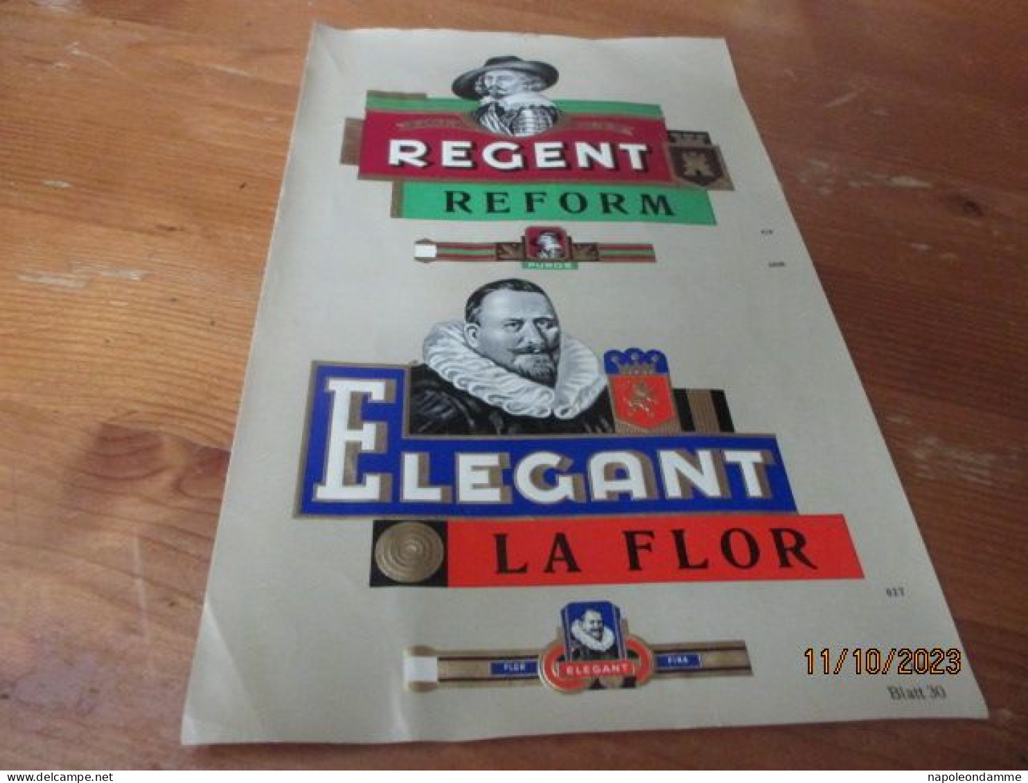 Etiketten Voorbeeldblad, 16 Cm X 25.50cm, Regent, Elegant - Labels