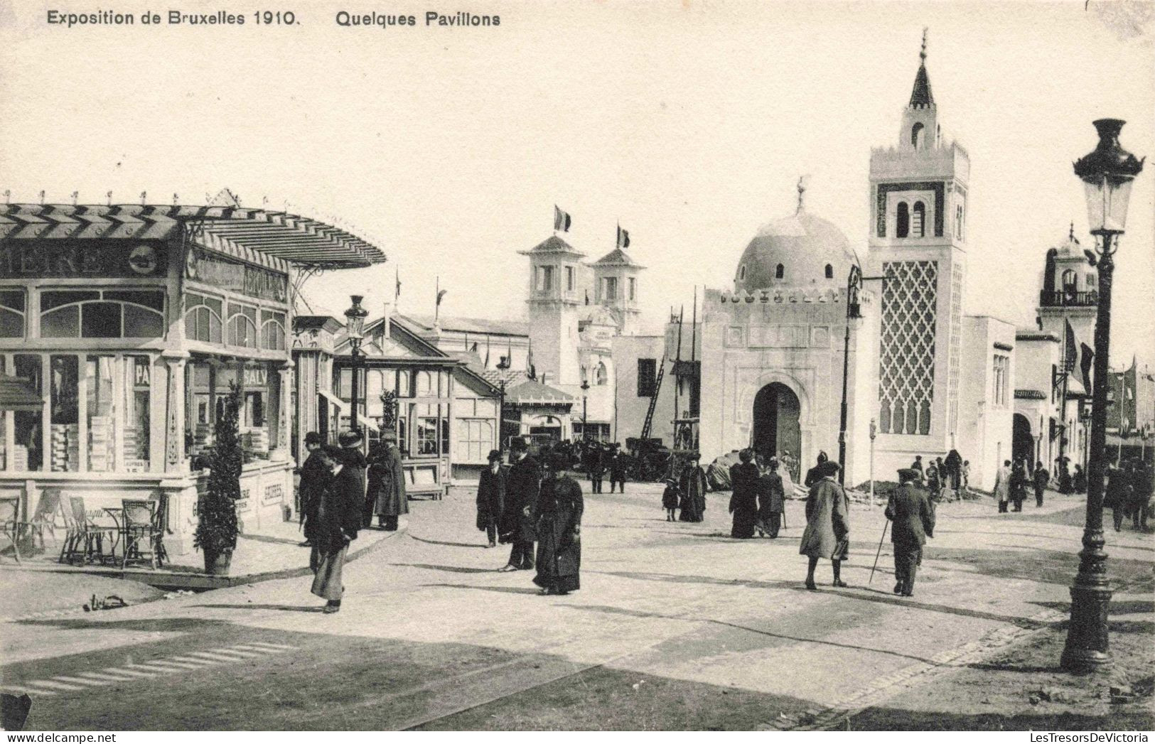 BELGIQUE - Bruxelles - Quelques Pavillons - Carte Postale Ancienne - Expositions Universelles