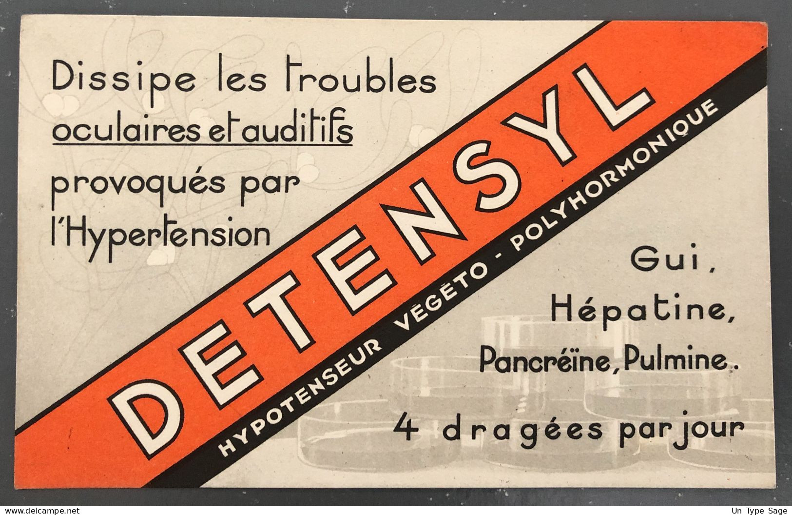 France, Préoblitéré Sur Carte Postale DETENSYL - (B2362) - 1893-1947
