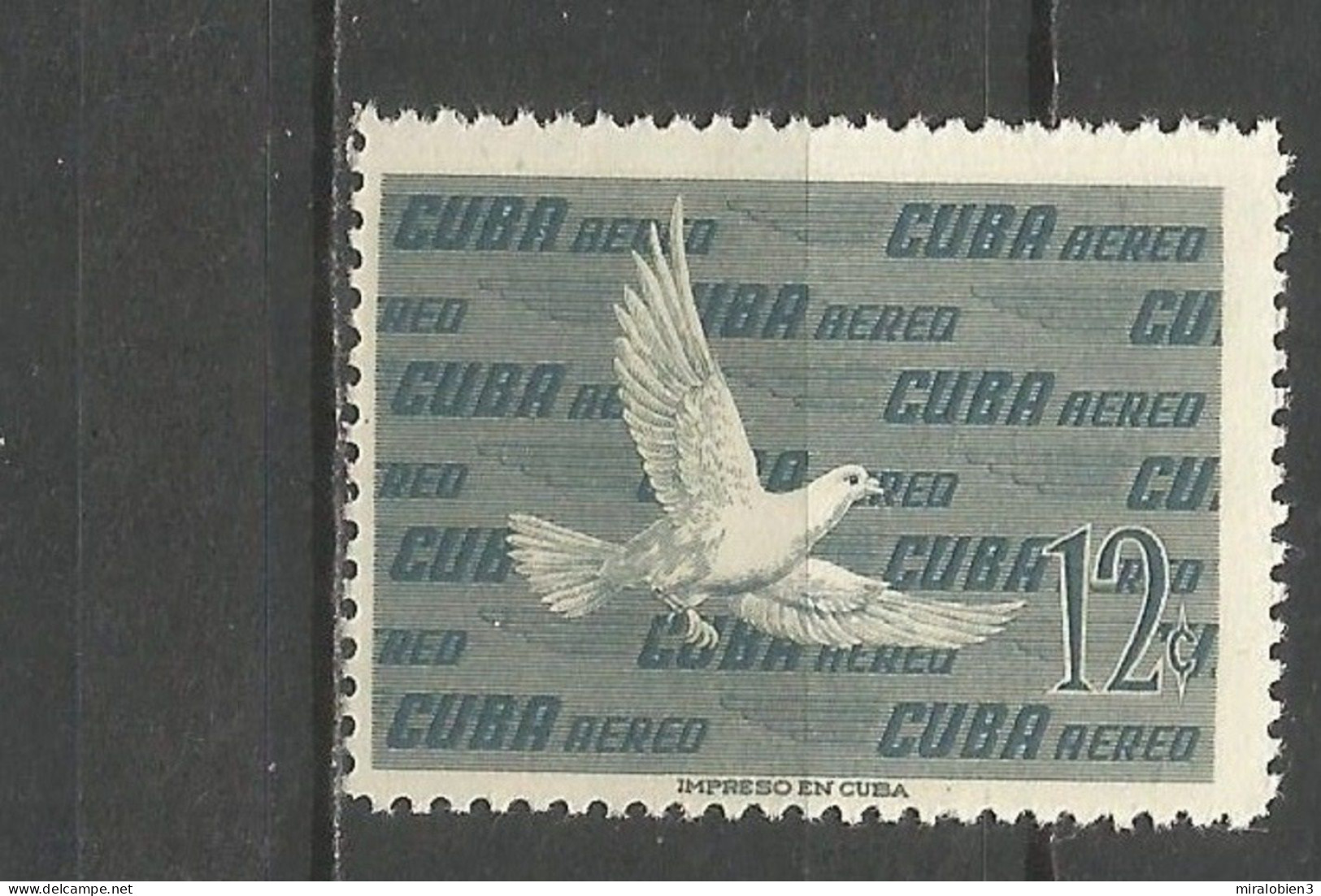 CUBA CORREO AEREO AVES YVERT NUM. 136 ** NUEVO SIN FIJASELLOS - Luftpost