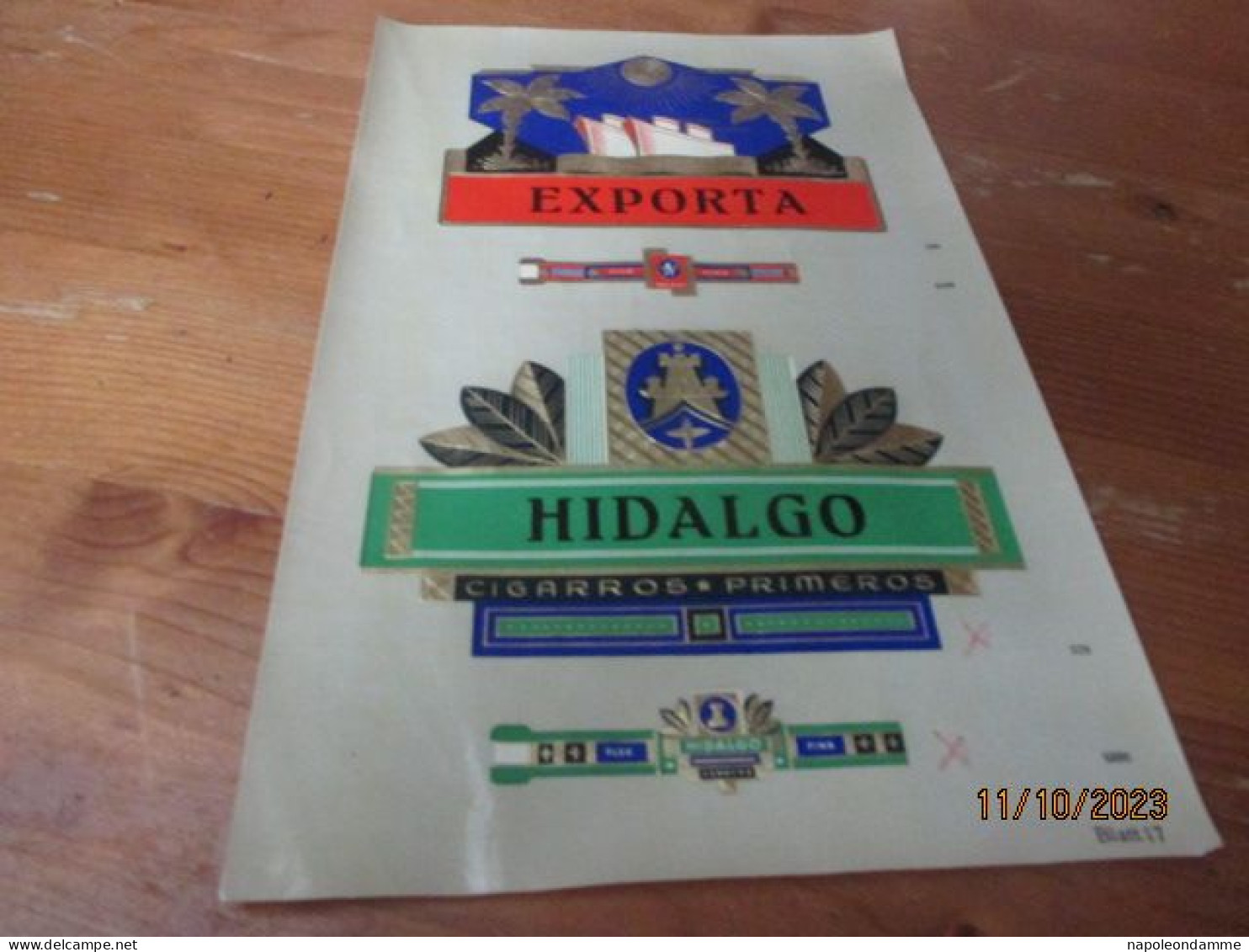 Etiketten Voorbeeldblad, 16 Cm X 25.50cm, Exporta, Hidalgo - Labels
