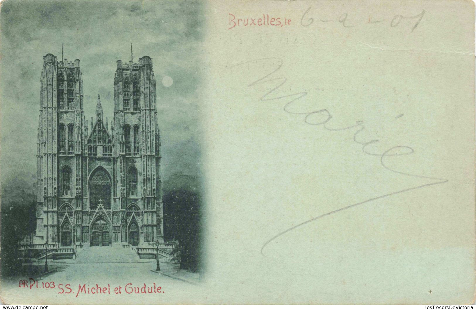 BELGIQUE - Bruxelles - Saint Michel Et Saint Gudule - Carte Postale Ancienne - Monuments, édifices