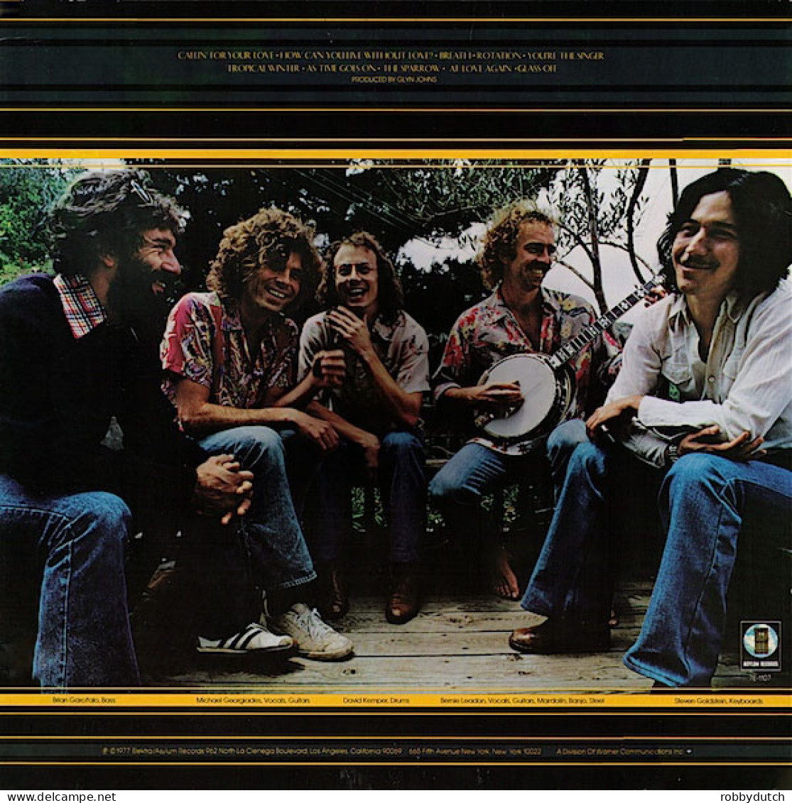 * LP * THE BERNIE LEADON - MICHAEL GEORGIADES BAND - NATURAL PROGRESSIONS (USA 1977) - Country Y Folk