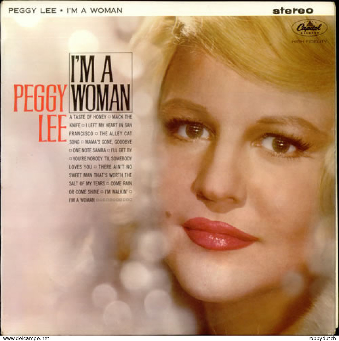 * LP *  PEGGY LEE - I'M A WOMAN (England 1963) - Jazz