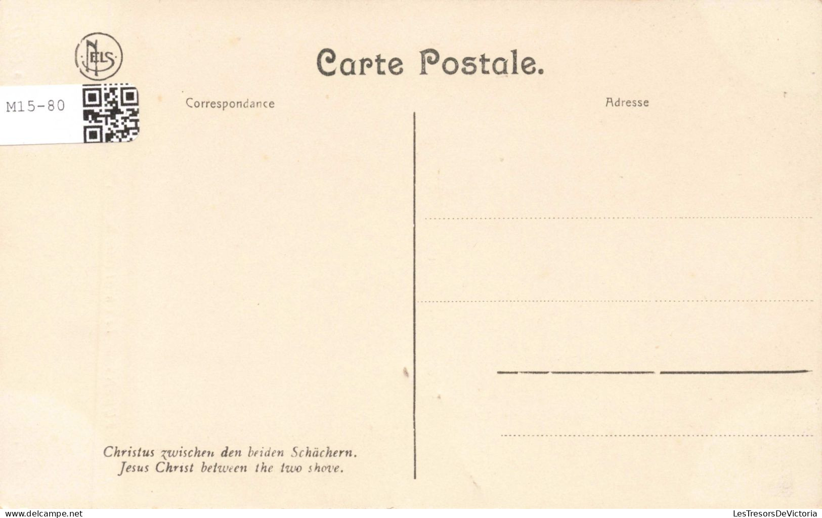 RELIGIONS ET CROYANCES - Christianisme - Le Christ Entre Les Deux Larrons - Carte Postale Ancienne - Jésus