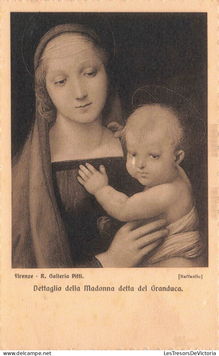 ARTS - Peintures Et Tableaux - Dettaglio Della Madonna Detta Del Granduca - Carte Postale Ancienne - Peintures & Tableaux