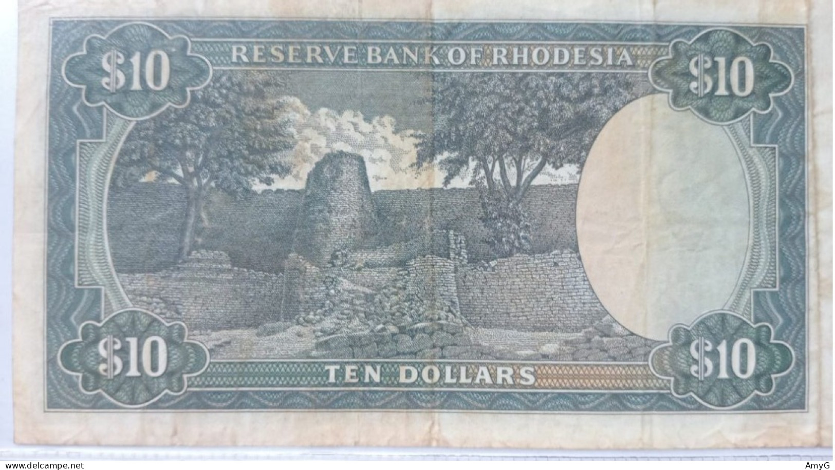 1979 RHODESIA  $10 Note ( Vf ) - Other - Africa