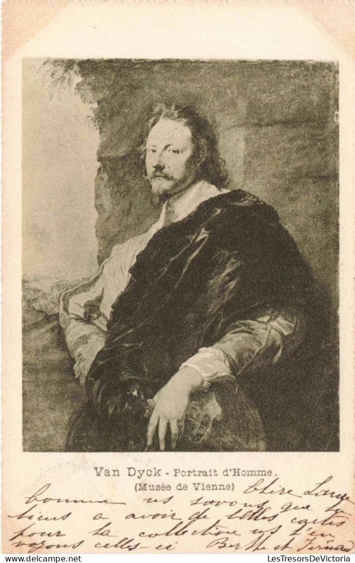 ARTS - Peintures Et Tableaux - Van Dyck - Portrait D'Homme - Carte Postale Ancienne - Paintings