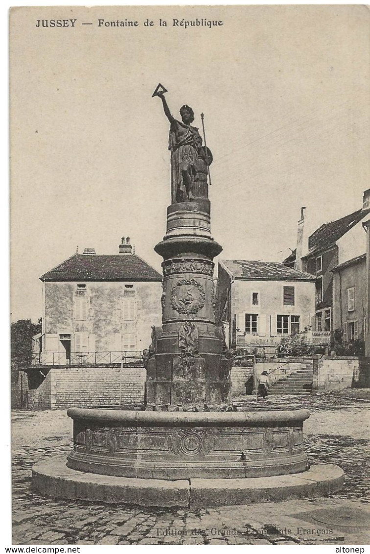 Jussey : Fontaine De La République (Edition Des Grands Economats Français) - Jussey