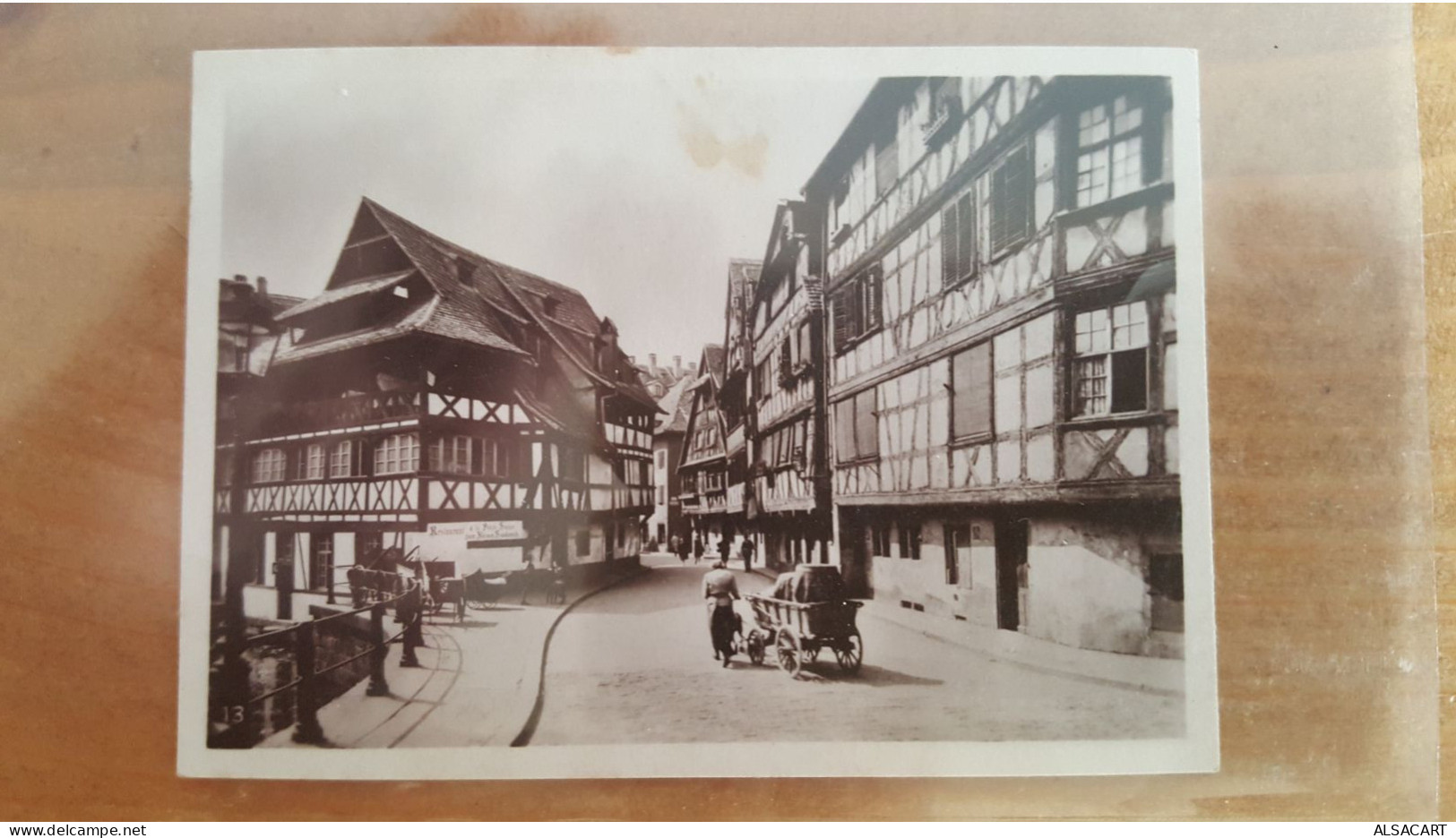 Petite Photo , Strasbourg , Attelage De Chien , Petite France - Professions