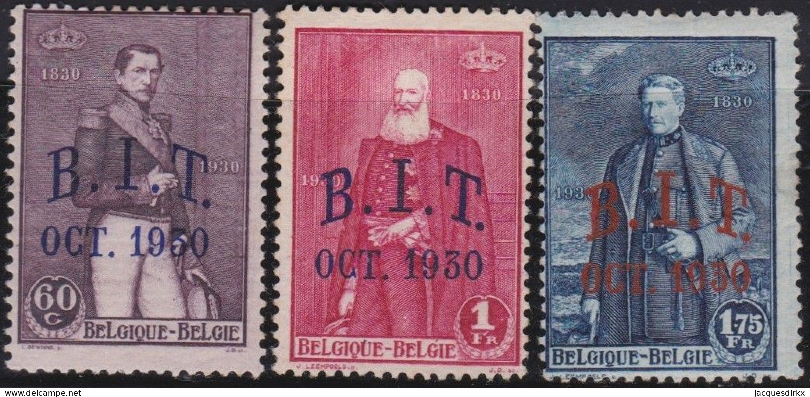 Belgie  .   OBP    .   305/307    .     *  (306:  (*) )  .     Ongebruikt Met Gom      .   /   .    Neuf Avec Gomme - Unused Stamps