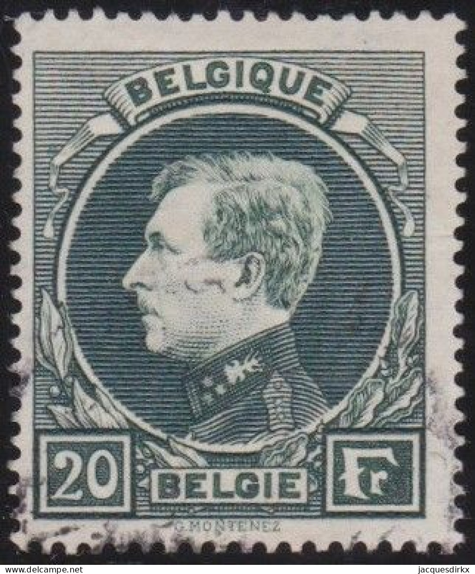 Belgie  .   OBP    .    290A    .    O       .   Gestempeld     .   /   .    Oblitéré - 1929-1941 Groot Montenez