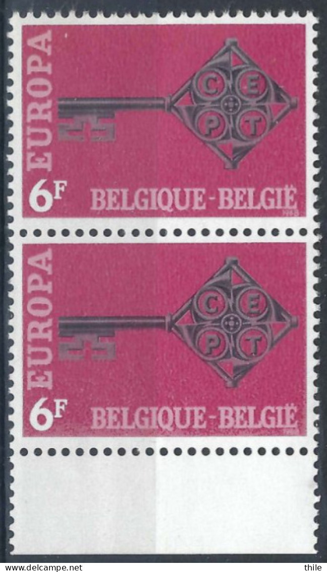 COB 1453-Cu ** - Point Blanc Dans Le Coin Supérieur Gauche (T1) - 1961-1990