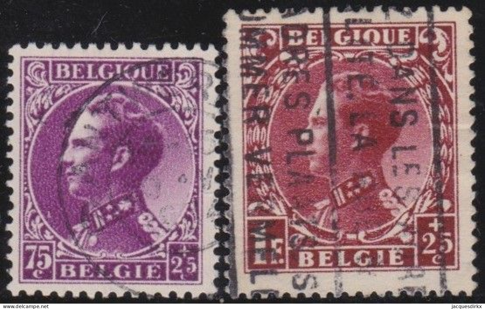 Belgie  .   OBP    .    391/393    .    O       .   Gestempeld     .   /   .    Oblitéré - Usados