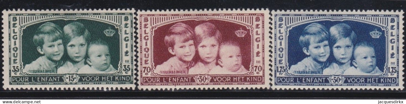 Belgie  .   OBP    .   404/406    .     *    .     Ongebruikt Met Gom      .   /   .    Neuf Avec Gomme - Unused Stamps