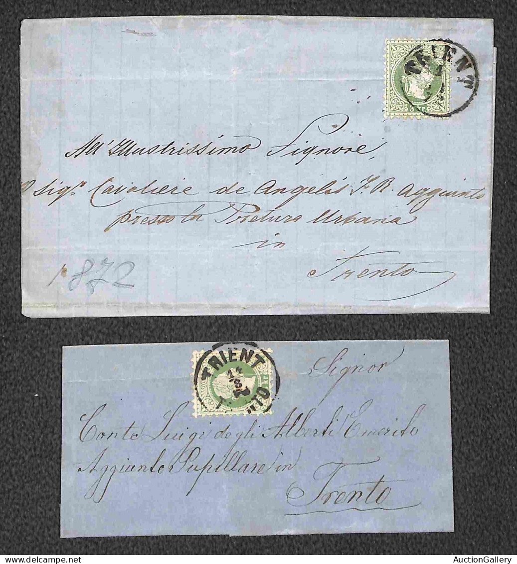 Antichi Stati Italiani - Lombardo Veneto - Territori Italiani D'Austria - 1861/1878 - Quattro Lettere Con Affrancature D - Other & Unclassified