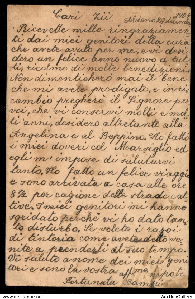 Antichi Stati Italiani - Lombardo Veneto - Territori Italiani D'Austria - Aldeno - Cartolina Postale Per Pedersano Del 2 - Altri & Non Classificati