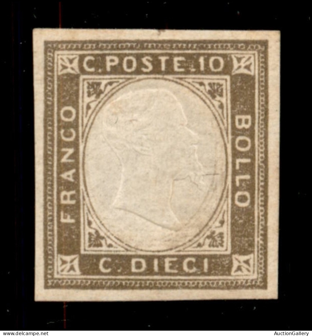 Antichi Stati Italiani - Province Napoletane - 1861 - Non Emessi - 10 Cent (2) - Nuovo Con Gomma Originale E Integra - M - Autres & Non Classés