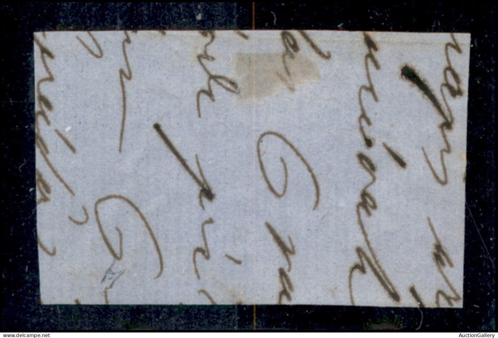 Regno - Vittorio Emanuele II - 1862 - 20 Cent (2) + 40 Cent (16E - Sardegna) In Uso Misto Su Frammento Da Messina - Andere & Zonder Classificatie