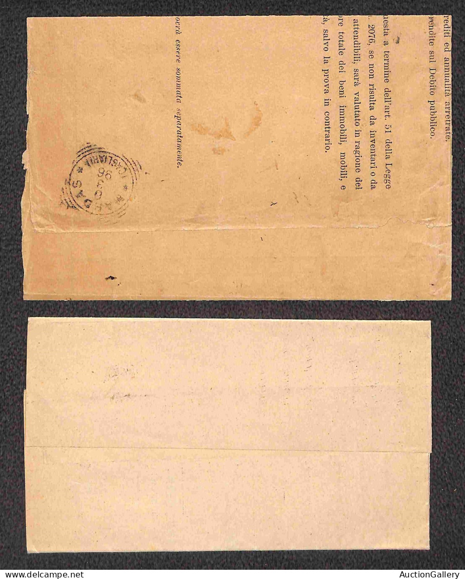 Regno - Vittorio Emanuele II - 1867/1901 - Insieme Di 2 Lettere + 2 Raccomandate Con Affrancature Di Umberto - Andere & Zonder Classificatie