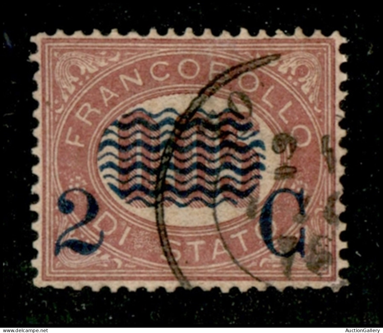 Regno - Vittorio Emanuele II - 1878 - 2 Cent Su 5 (30) - Ottimamente Centrato - Usato - Otros & Sin Clasificación