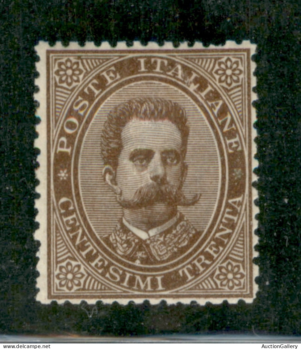 Regno - Umberto I - 1879 - 30 Cent Umberto (41) - Gomma Originale - Otros & Sin Clasificación