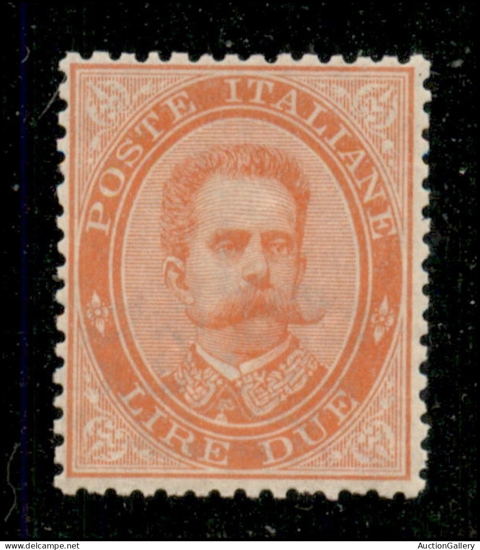 Regno - Umberto I - 1879 - 2 Lire Umberto (43) Gomma Integra - Ottima Centratura (350) - Sonstige & Ohne Zuordnung