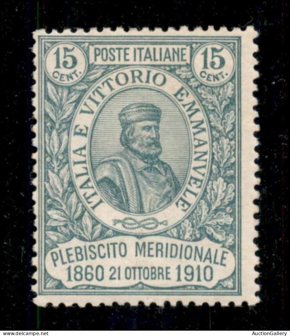 Regno - Vittorio Emanuele III - 1910 - 15 Cent Garibaldi (90) - Gomma Originale (325) - Autres & Non Classés