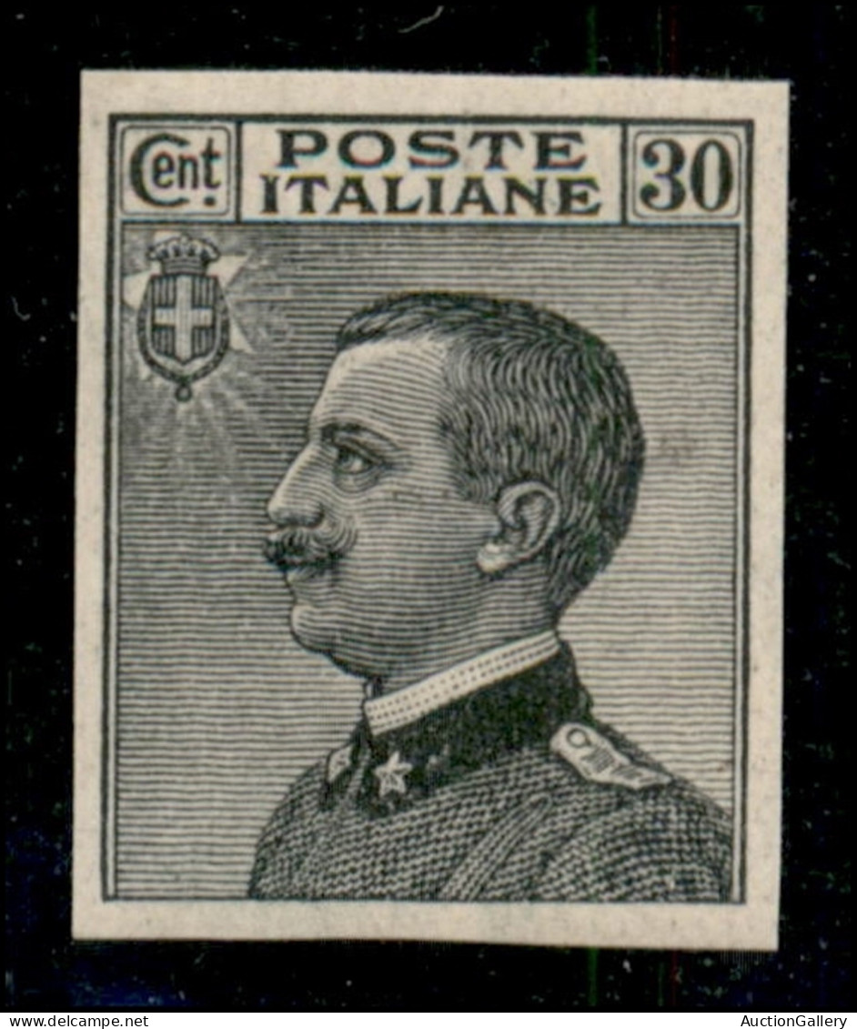 Regno - Vittorio Emanuele III - 1925 – 30 Cent Michetti (185a) Non Dentellato – Gomma Integra (300) - Autres & Non Classés