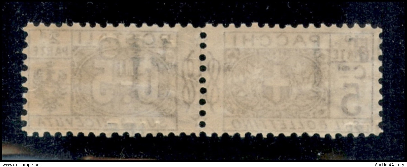 Regno - Vittorio Emanuele III - 1923 - 1,50 Lire Su 5 Cent (22e) Con Soprastampa Spostata (lire In Basso) - Gomma Integr - Altri & Non Classificati