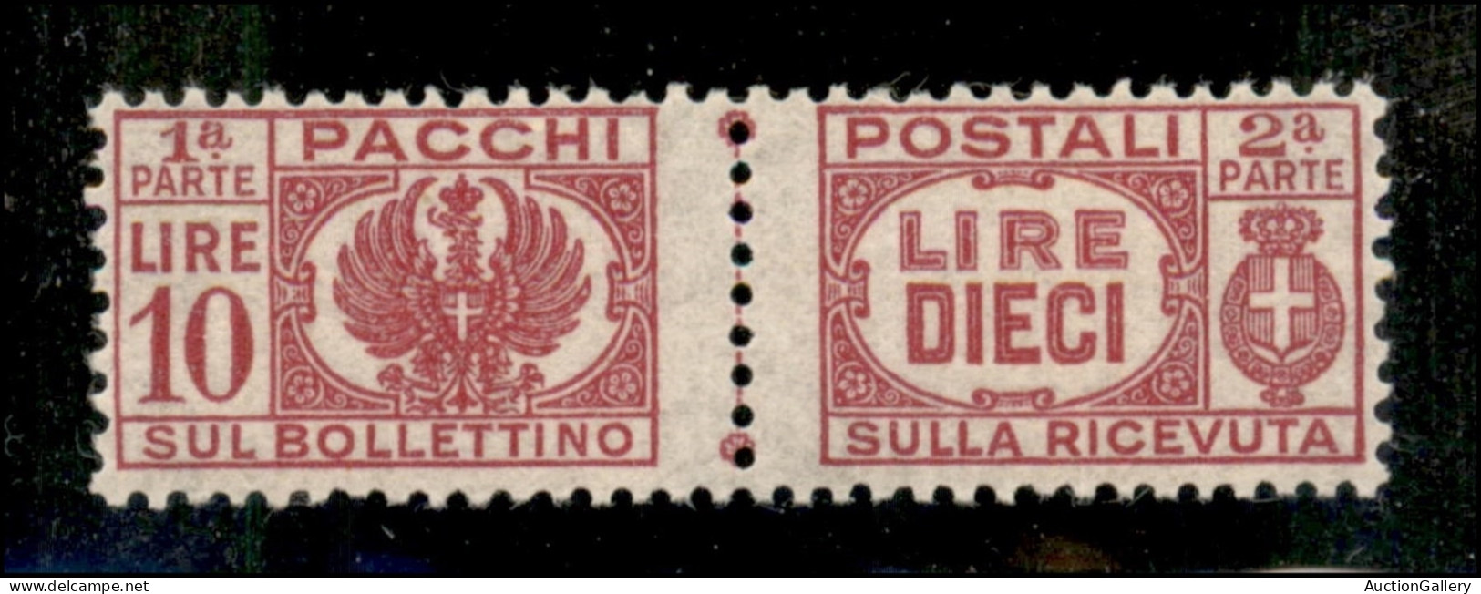 Luogotenenza - 1946 - 10 Lire (64 Pacchi) - Gomma Integra - Ben Centrato (175) - Sonstige & Ohne Zuordnung