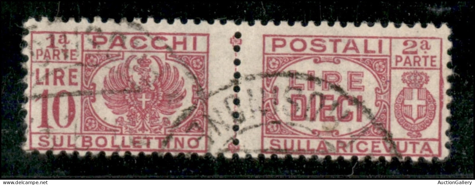 Luogotenenza - 1946 - 10 Lire (64 Pacchi) Usato (130) - Andere & Zonder Classificatie