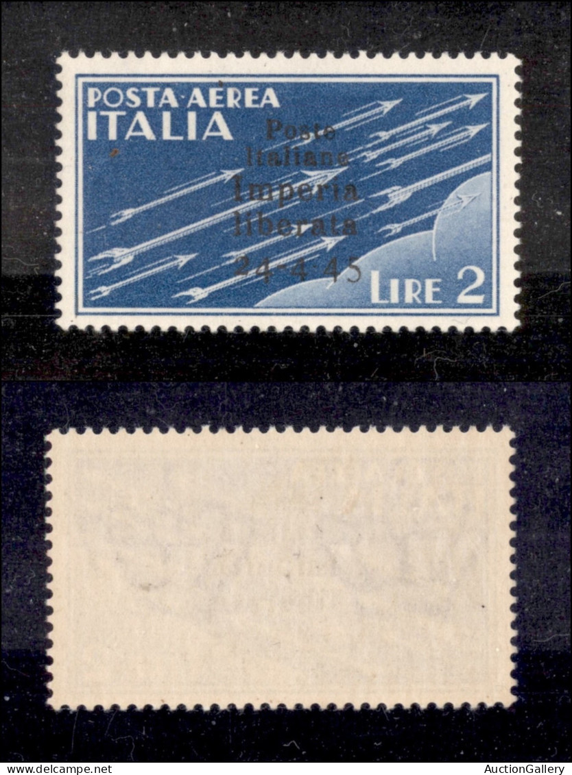 C.L.N. - Imperia - 1945 - 2 Lire (16) - Gomma Originale (700) - Other & Unclassified