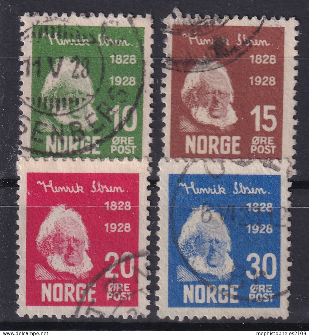 NORWAY 1928 - Canceled - Sc# 132-135 - Gebraucht