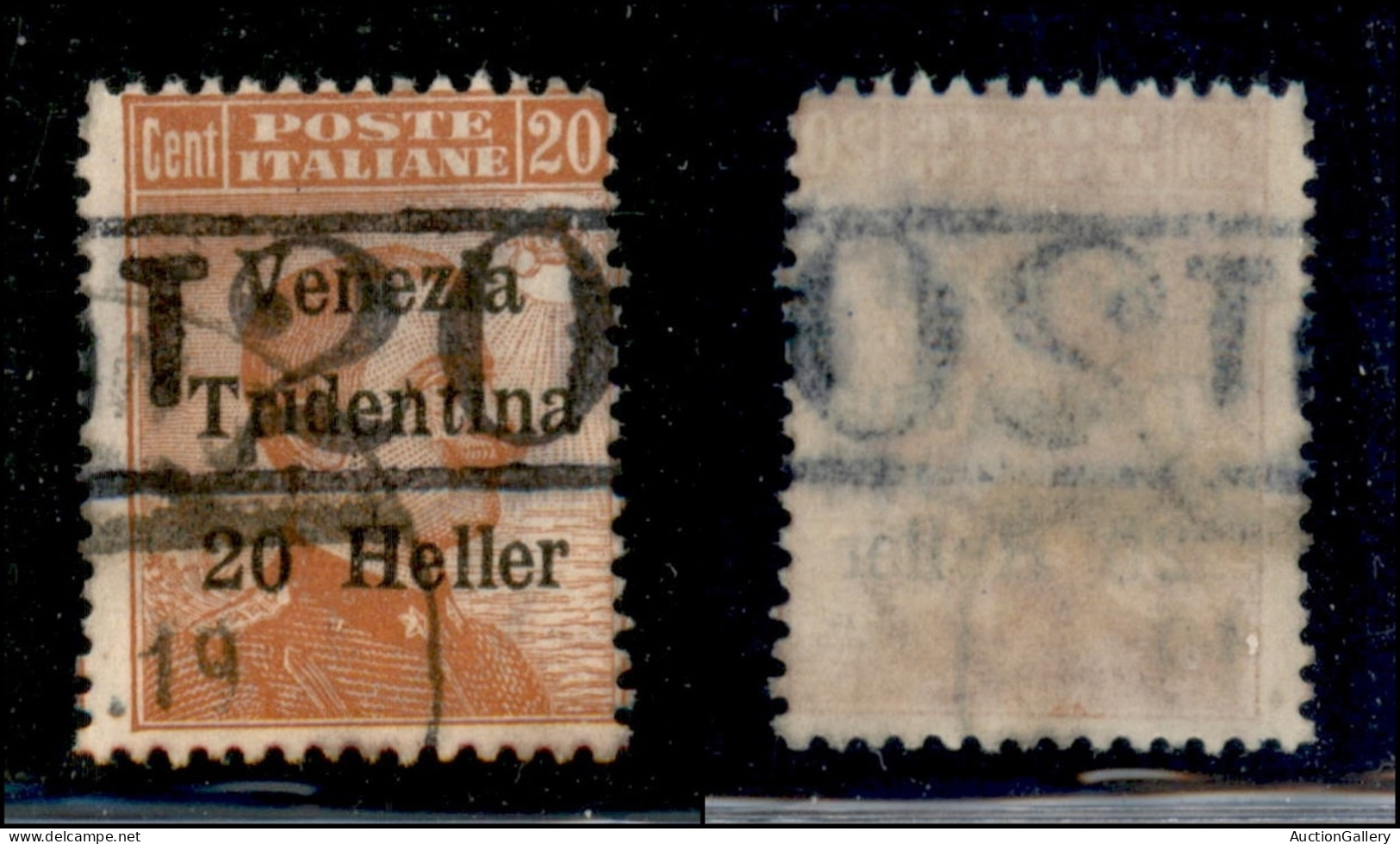 Occupazioni I Guerra Mondiale - Trentino-Alto Adige - Bolzano 3 - 1918 - T20 Su 20 Cent Su 20 Michetti Segnatasse (22) U - Other & Unclassified