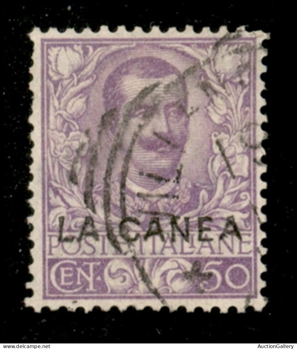 Uffici Postali All'Estero - Levante - La Canea - 1905 - 50 Cent Floreale (11) - Usato - Ottimamente Centrato - Andere & Zonder Classificatie