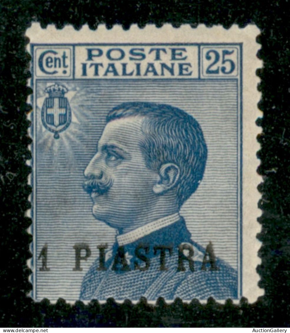 Uffici Postali All'Estero - Levante - Costantinopoli - 1908 - 1 Piastra Su 25 Cent Michetti (11) - Gomma Originale - Otros & Sin Clasificación