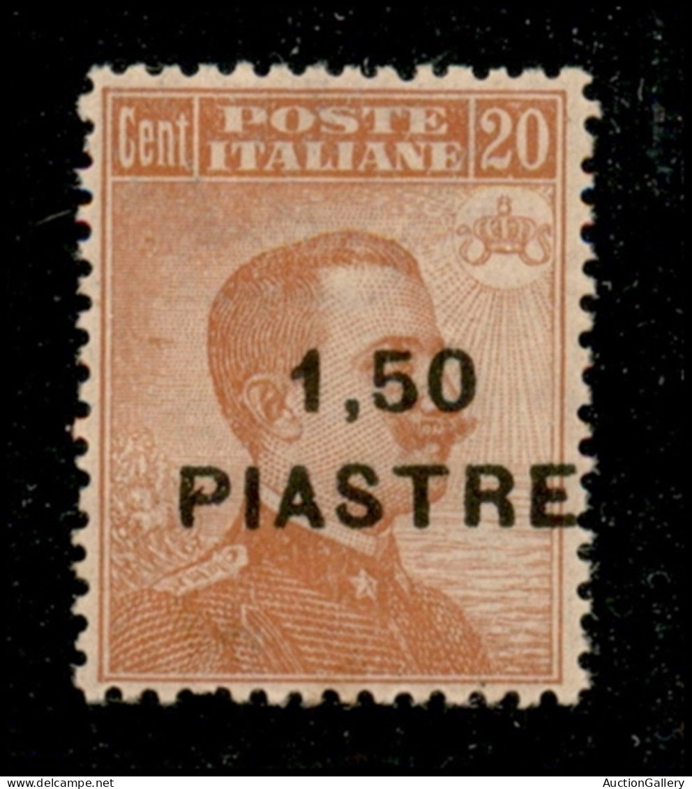 Uffici Postali All'Estero - Levante - Costantinopoli - 1922 - 1.50 Piastre Su 20 Cent Michetti (49 Da) - Soprastampa A D - Sonstige & Ohne Zuordnung