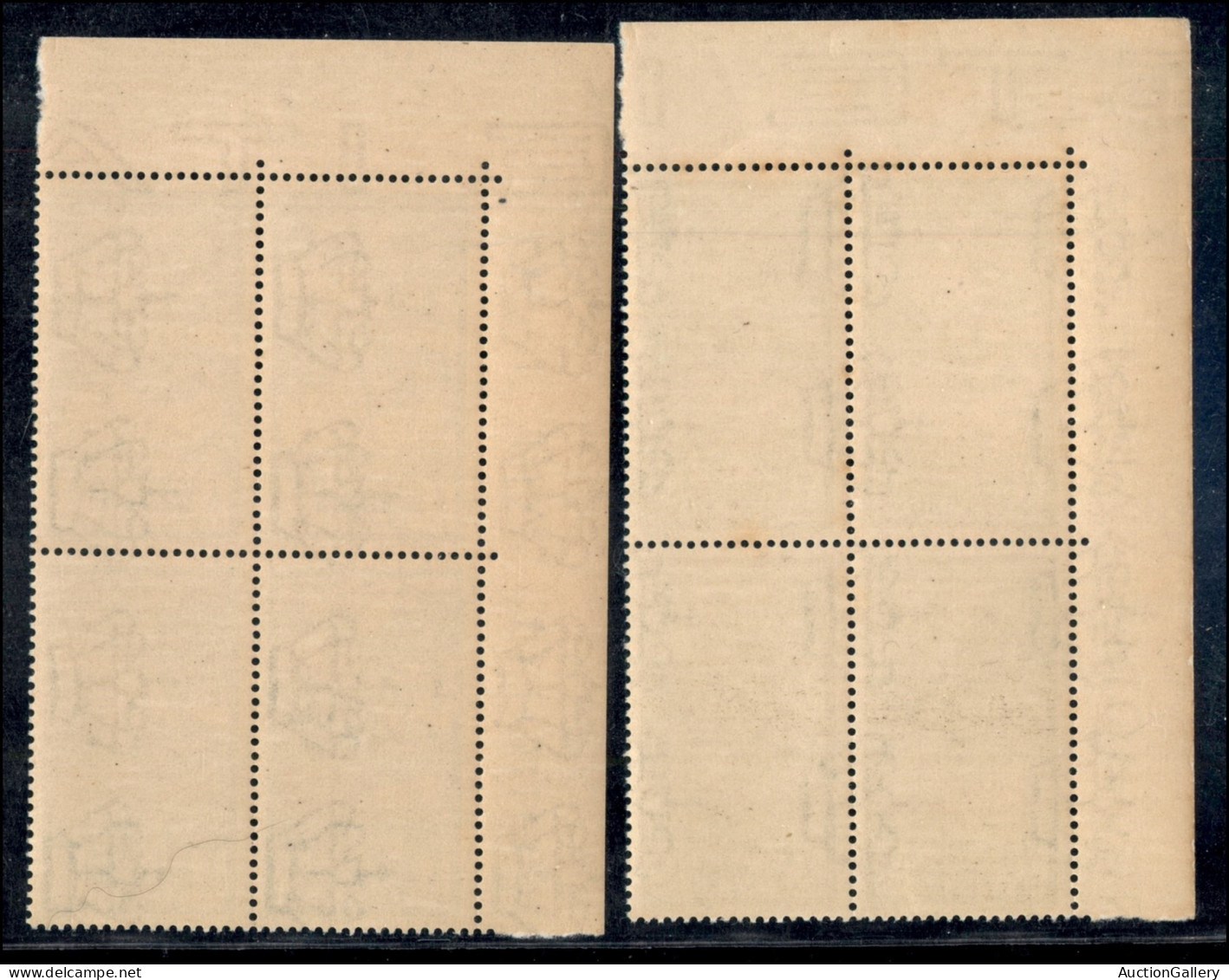 Colonie - Africa Orientale Italiana - 1938 - Augusto (21/26 + Aerea 14/15) - Emissione Completa In Otto Quartine - Gomma - Andere & Zonder Classificatie